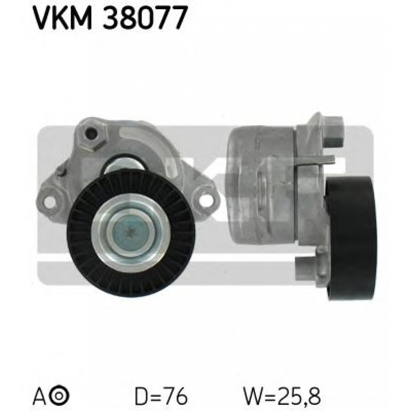 VKM 38077 SKF Натягувач поліклинового ременя